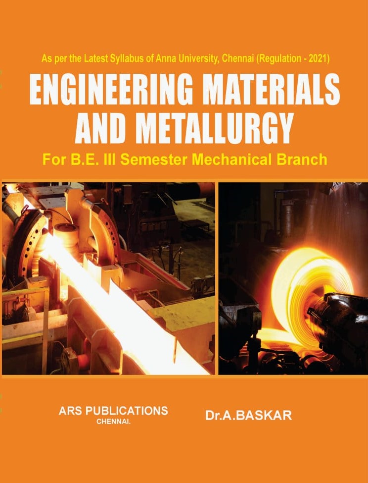 ENGINEERING MATERIALS AND METALLURGY - ARS Publications