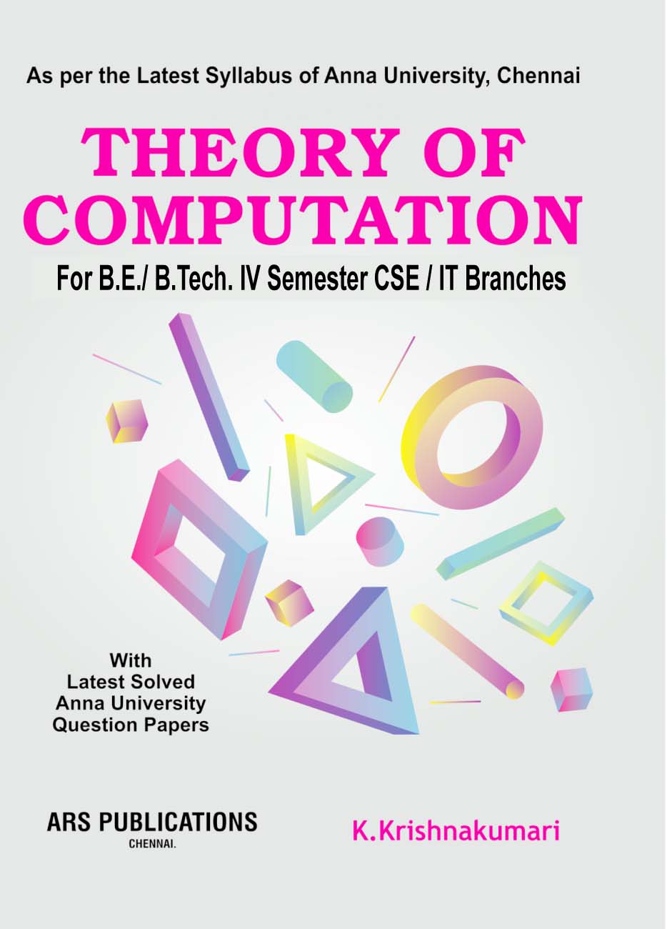 THEORY OF COMPUTATION - ARS Publications