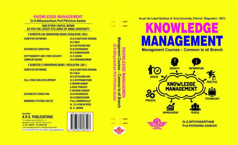 KNOWLEDGE MANAGEMENT - ARS Publications