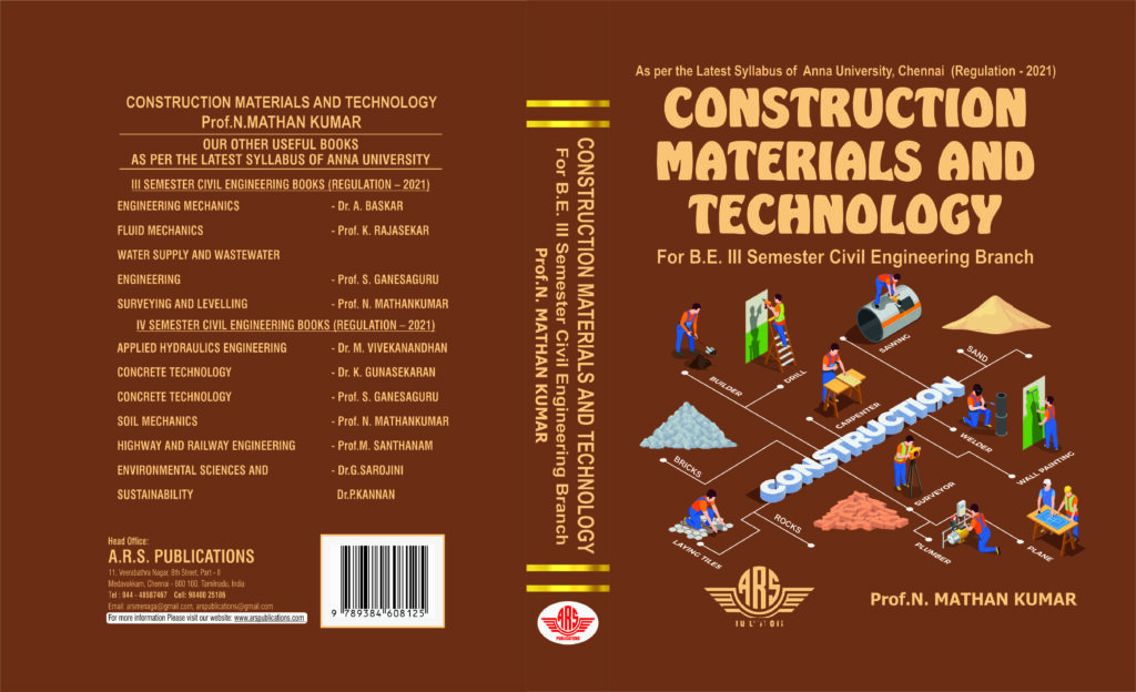 CONTRUCTION MATERIALS AND TECHNOLOGY - ARS Publications