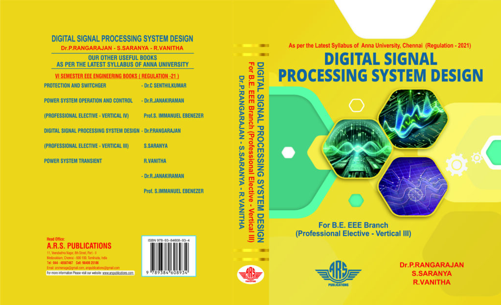 DIGITAL SIGNAL PROCESSING SYSTEM DESIGN - ARS Publications